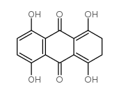 9,10-Anthracenedione,2,3-dihydro-1,4,5,8-tetrahydroxy-结构式