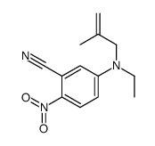 5-[ethyl(2-methylprop-2-enyl)amino]-2-nitrobenzonitrile结构式