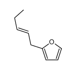 2-(2-戊烯基)呋喃结构式