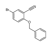 2-(苄氧基)-5-溴苯甲腈结构式