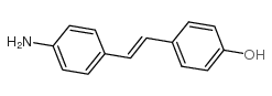 4'-AMINO-4-HYDROXYSTILBENE结构式