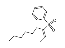 (E)-(non-2-en-3-ylsulfonyl)benzene结构式