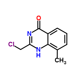2-(Chloromethyl)-8-methylquinazolin-4(3H)-one Structure