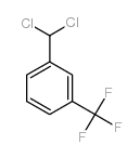3-(trifluoromethyl)benzal chloride Structure