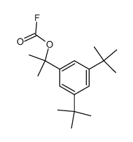 Fluorameisensaeure-<1-(3,5-di-tert-butylphenyl)-1-methylethyl>ester结构式