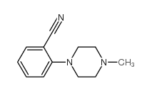 2-(4-甲基哌嗪-1-基)苯腈结构式