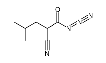 2-cyano-4-methyl-valeryl azide Structure