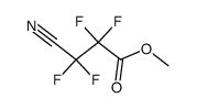 methyl 3-cyano-2,2,3,3-tetrafluoropropionate Structure