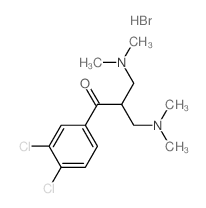 1-(3,4-dichlorophenyl)-3-dimethylamino-2-(dimethylaminomethyl)propan-1-one Structure