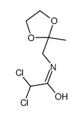 2,2-dichloro-N-[(2-methyl-1,3-dioxolan-2-yl)methyl]acetamide Structure