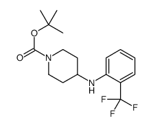 1-BOC-4-[(2-TRIFLUOROMETHYLPHENYL)AMINO]-PIPERIDINE structure