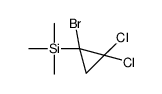 (1-bromo-2,2-dichlorocyclopropyl)-trimethylsilane Structure