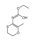 ethyl N-(6-methyl-2,3-dihydro-1,4-oxathiin-5-yl)carbamate Structure