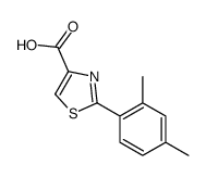 2-(2,4-dimethylphenyl)-1,3-thiazole-4-carboxylic acid结构式