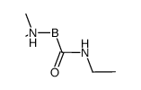 DIMETHYLAMINE-BORANE CARBOXYLIC ACID-N-ETHYL AMIDE结构式