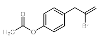 3-(4-ACETOXYPHENYL)-2-BROMO-1-PROPENE结构式