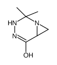 2,2-dimethyl-1,3,4-triazabicyclo[4.1.0]heptan-5-one结构式