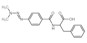 N-p-((Dimethyl-3,3 triazeno-1) benzoyl) phenylalanine [French] Structure