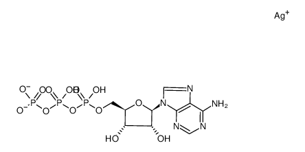 Adenosine-5'-triphosphate silver salt Structure