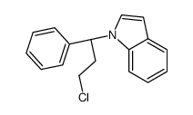 1-[(1R)-3-chloro-1-phenylpropyl]indole结构式