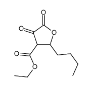 ethyl 2-butyl-4,5-dioxooxolane-3-carboxylate结构式