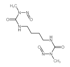 Urea,1,1'-tetramethylenebis[3-methyl-3-nitroso- (7CI) structure