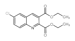 6-CHLOROQUINOLINE-2,3-DICARBOXYLIC ACID DIETHYL ESTER picture