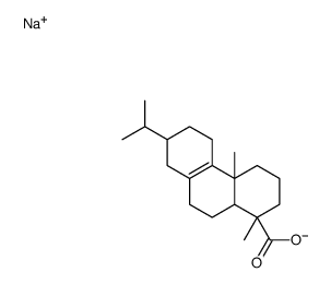 sodium 1,2,3,4,4a,5,6,7,8,9,10,10a-dodecahydro-7-isopropyl-1,4a-dimethylphenanthren-1-carboxylate结构式