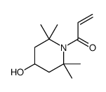1-(4-hydroxy-2,2,6,6-tetramethylpiperidin-1-yl)prop-2-en-1-one结构式