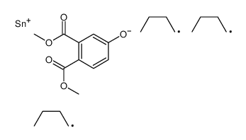 dimethyl 4-tributylstannyloxybenzene-1,2-dicarboxylate Structure
