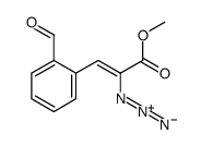 methyl 2-azido-3-(2-formylphenyl)prop-2-enoate结构式