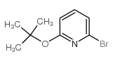 2-溴-6-叔丁氧基吡啶结构式