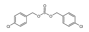 bis(p-chlorobenzyl) sulfite Structure