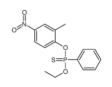 ethoxy-(2-methyl-4-nitrophenoxy)-phenyl-sulfanylidene-λ5-phosphane Structure