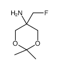 5-(fluoromethyl)-2,2-dimethyl-1,3-dioxan-5-amine Structure
