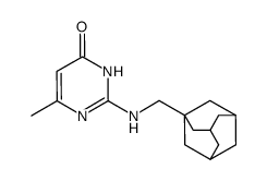 2-(1-adamantylmethyl)amino-6-methyl-4(3H)-pyrimidinone Structure