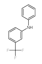 N-苯基-3-(三氟甲基)苯胺结构式