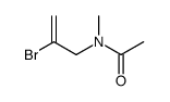 N-(2-bromoprop-2-enyl)-N-methylacetamide结构式