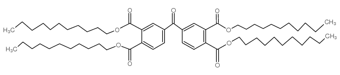 四十一烷基二苯甲酮-3,3',4,4'-四羧酸酯结构式