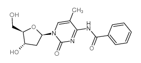 N4-BENZOYL-5-METHYLDEOXYCYTIDINE structure