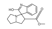 methyl 2'-oxospiro[1,2,5,6,7,8-hexahydropyrrolizine-3,3'-1H-indole]-2-carboxylate structure