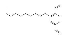 2-decyl-1,4-bis(ethenyl)benzene Structure
