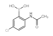 (2-Acetamido-5-chlorophenyl)boronic acid Structure