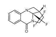 9-oxo-3a-trifluoromethyl-1,2,3,3a,4,9-hexahydro-3,4-(methano)pyrrolo<2,1-b>quinazoline Structure