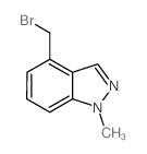 4-(溴甲基)-1-甲基-1H-吲唑结构式