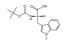 Boc-Trp(1-Me)-OH structure