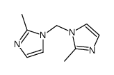 2-methyl-1-[(2-methylimidazol-1-yl)methyl]imidazole结构式