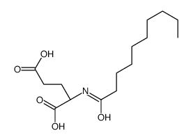 (2S)-2-(decanoylamino)pentanedioic acid Structure