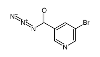 5-bromopyridine-3-carbonyl azide Structure