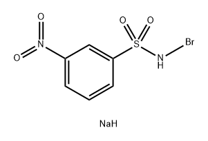 N-bromo-3-nitro-Benzenesulfonamide，sodium salt (1:1) Structure